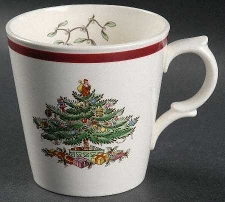 Christmas Tree (Thick Red Wine Trim) Mug