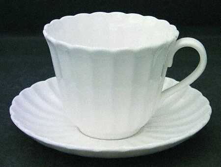 Chelsea White Flat Cup & Saucer Set