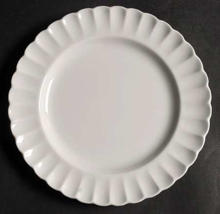 Chelsea White Salad Plate