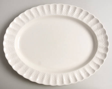 Chelsea Wicker 14" Oval Serving Platter
