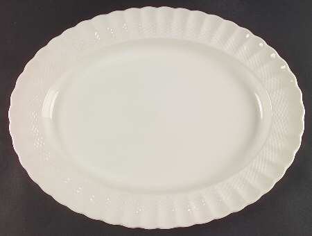 Chelsea Wicker 17" Oval Serving Platter