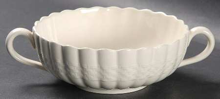 Chelsea Wicker Flat Cream Soup Bowl