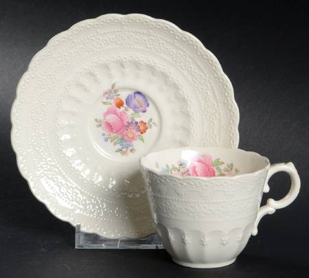 Claudia Flat Demitasse Cup & Saucer Set