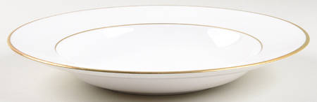 Classic Gold Rim Soup Bowl