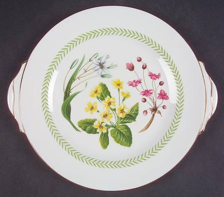 Country Lane Handled Cake Plate
