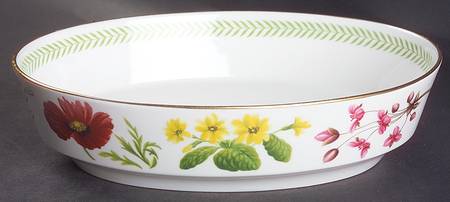Country Lane 9" Oval Vegetable Bowl