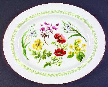 Country Lane 14" Oval Serving Platter