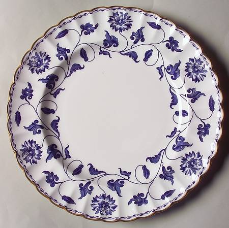 Colonel Blue Luncheon Plate