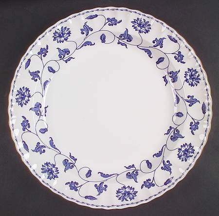 Colonel Blue 12" Chop Plate (Round Platter)