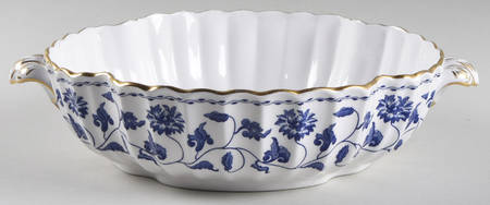 Colonel Blue Round Vegetable No Lid