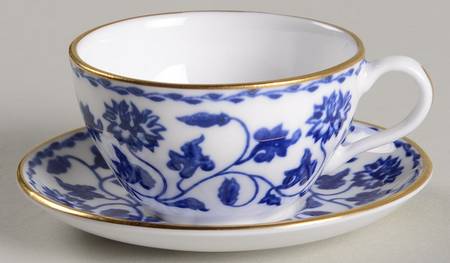 Colonel Blue Miniature Cup and Saucer Set by Spode