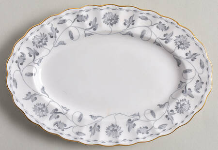Colonel Gray (Gold Trim) Relish/Gravy Underplate