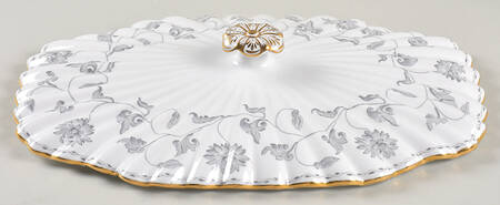 Colonel Gray (Gold Trim) Lid for Oval Vegetable