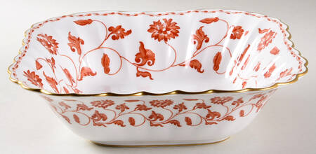 Colonel Red 9" Square Vegetable Bowl