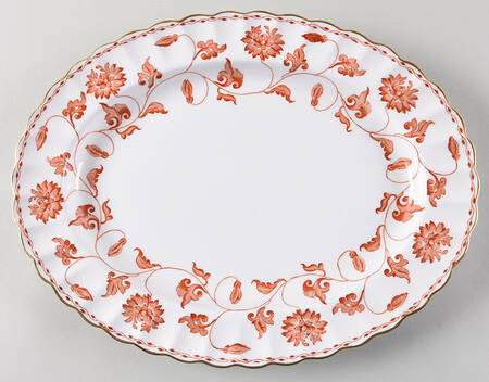 Colonel Red 12" Oval Serving Platter