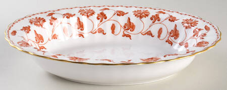 Colonel Red 9" Oval Vegetable Bowl