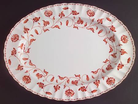 Colonel Red 16" Oval Serving Platter