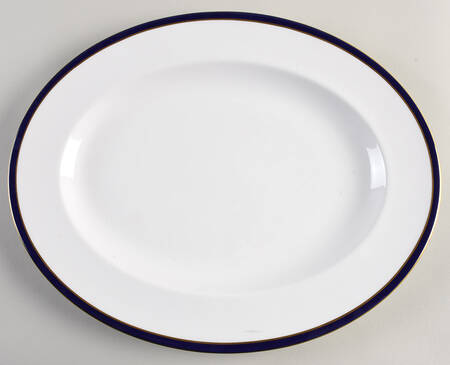 Consul Cobalt 15" Oval Serving Platter
