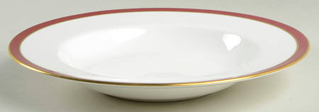 Consul Crimson Rim Soup Bowl