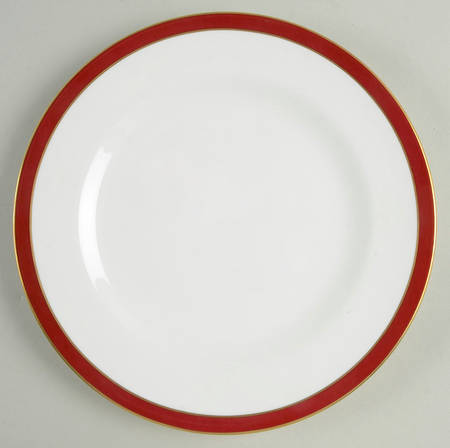 Consul Crimson Luncheon Plate