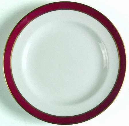 Consul Crimson Bread & Butter Plate