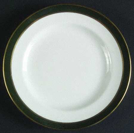 Consul Leather Green Bread & Butter Plate