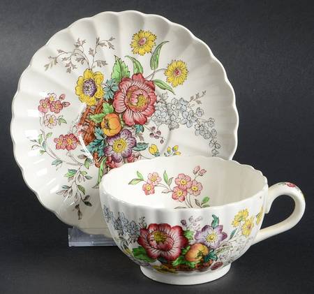 Constable Footed Cup & Saucer Set