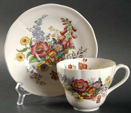 Constable Flat Cup & Saucer Set