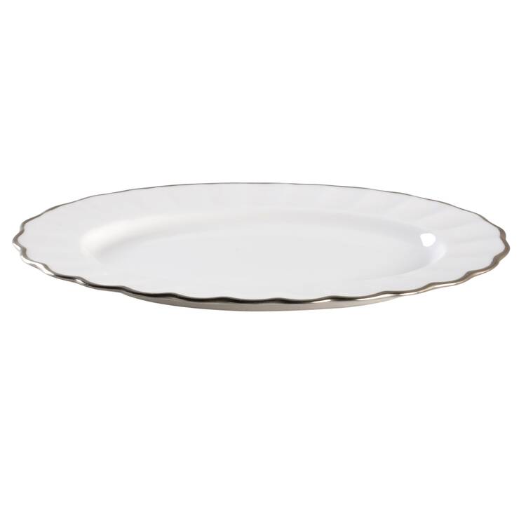 Corinth (PlatinumTrim) Underplate for Gravy Boat