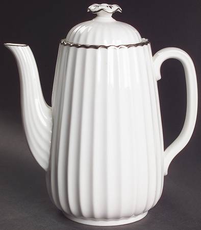 Corinth (PlatinumTrim) Coffee Pot & Lid