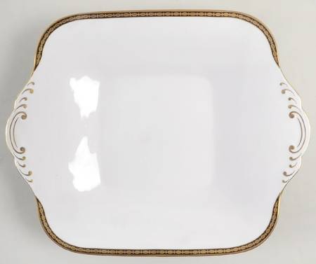 Coronet Square Handled Cake Plate