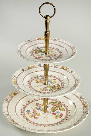 Cowslip 3-Tiered Serving Tray (DP, SP, BB)