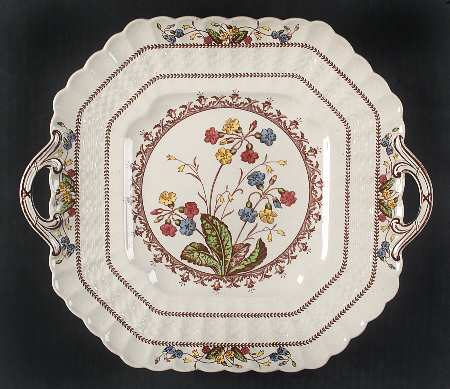 Cowslip Square Handled Cake Plate