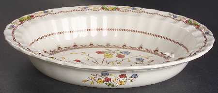 Cowslip 9" Oval Vegetable Bowl