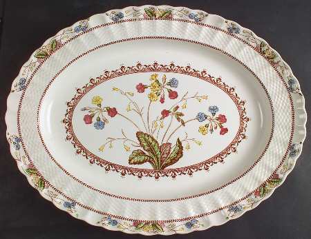 Cowslip 17" Oval Serving Platter