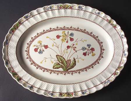 Cowslip 16" Oval Serving Platter