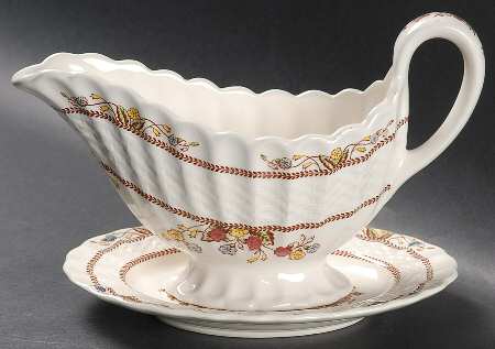 Cowslip Gravy Boat & Underplate/Relish