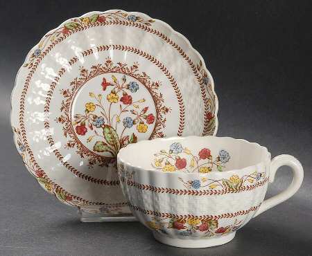 Cowslip Flat Cup & Saucer Set by Spode