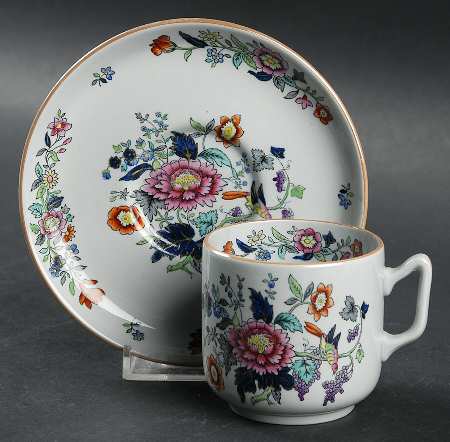 Currants Flat Demitasse Cup & Saucer Set