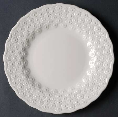 Daisy Embossed (All Off White) Salad Plate