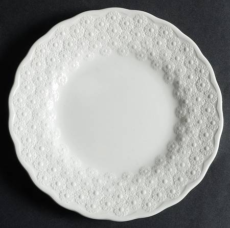 Daisy Embossed (All Off White) Bread & Butter Plate