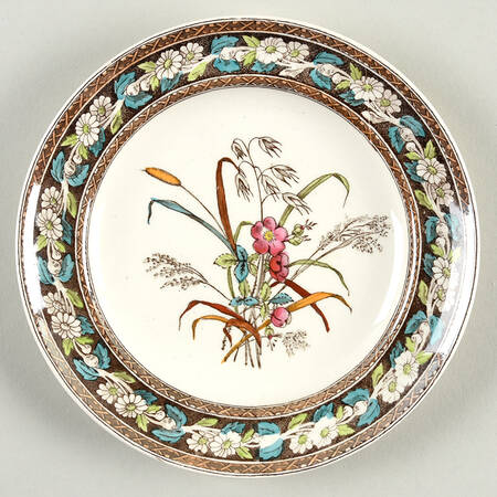 Daisy (Brown-Multicolor) Bread & Butter Plate