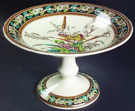 Daisy (Brown-Multicolor) Round Compote (Height X Width)