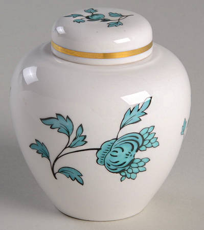 Darlington Green (Teal) Small Ginger Jar & Lid