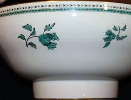 Darlington Green (Teal) 10" Footed Bowl