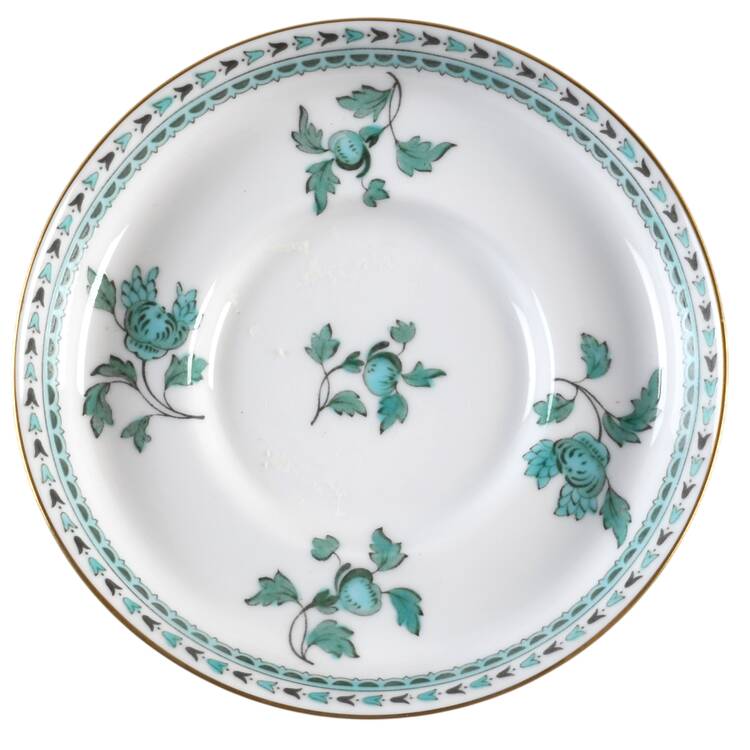 Darlington Green (Teal) Saucer for Flat Demitasse Cup