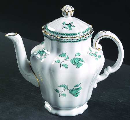 Darlington Green (Teal) Coffee Pot & Lid