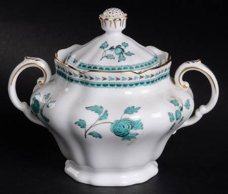 Darlington Green (Teal) Sugar Bowl & Lid