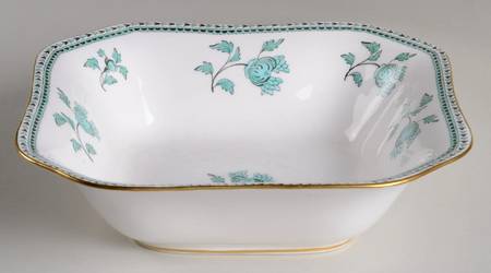 Darlington Green (Teal) 9" Square Vegetable Bowl