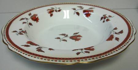 Darlington Orange Rim Soup Bowl